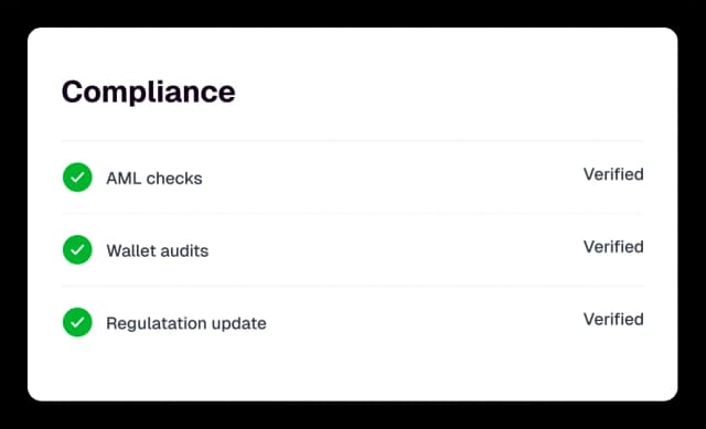 KYC + AML + Compliance UI